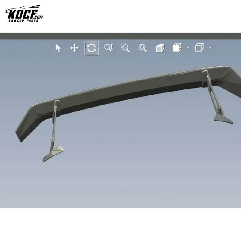 2022 BRZ GR86 Spoiler V-II style Carbon Fiber Rear Spoiler Wing For Subaru BRZ Toyota GR86 ZD8 ZN8