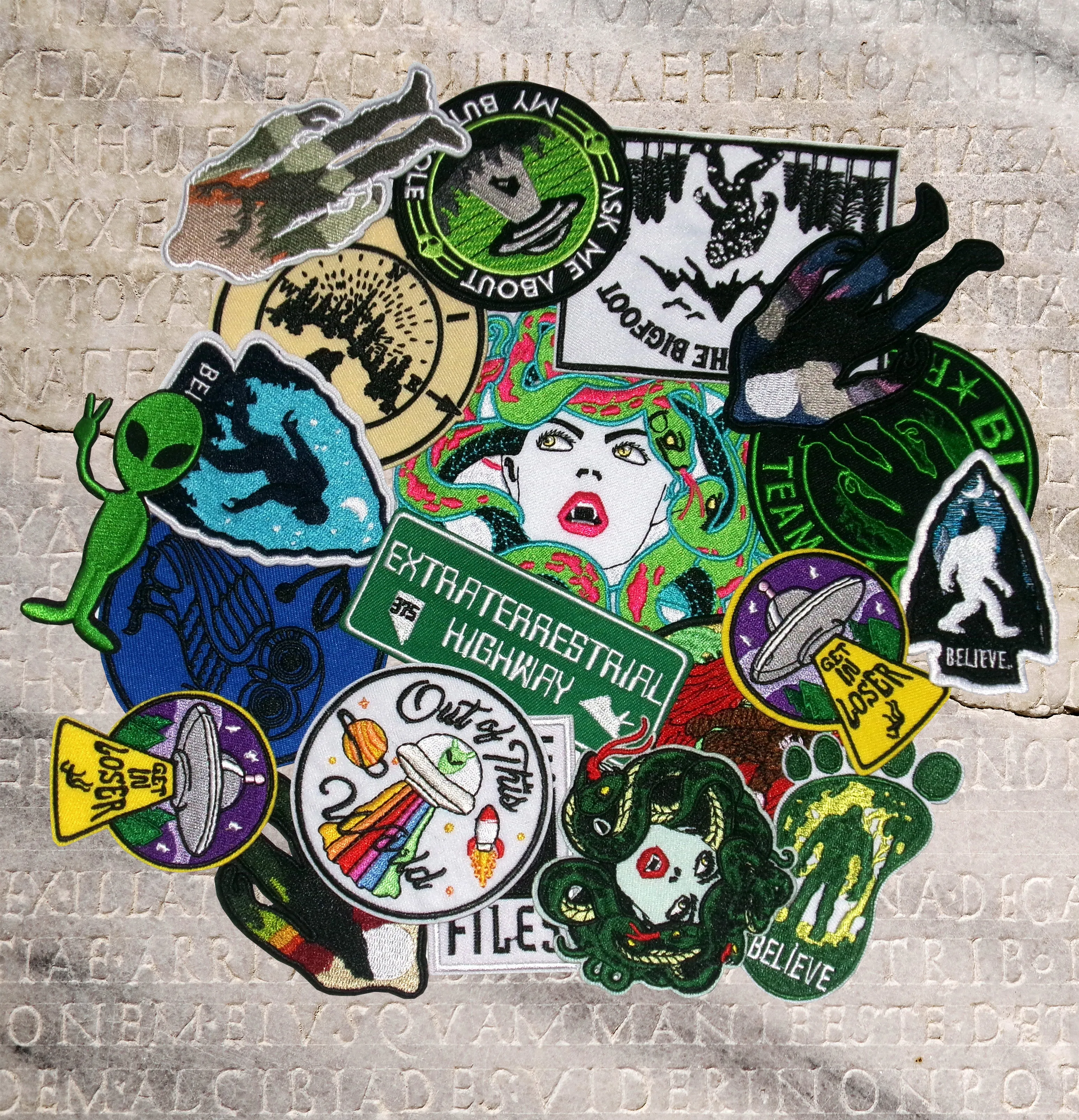 Additional CUSTOM Patch - Up To 11" - Your Own Artwork - Up to 10 Colors - a USA Company - Embroidered Appliques for Clothing Vest Jacket Uniform Cosplay - Personalized Business Logos (Copy)