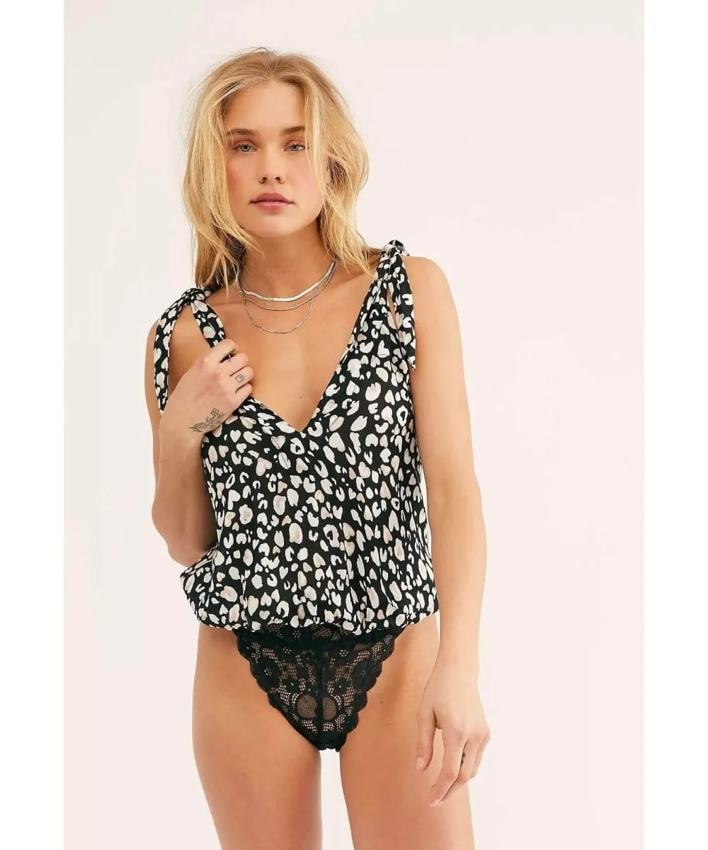 Bare It All Bodysuit Black Combo