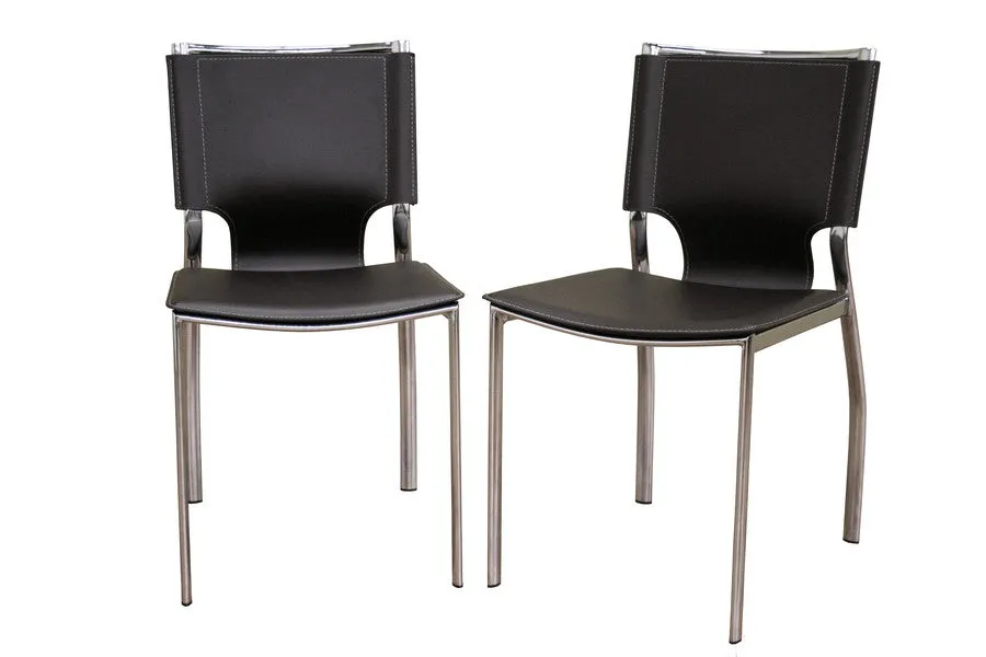Baxton Studio Montclare Modern Dining Chair in Set of 2