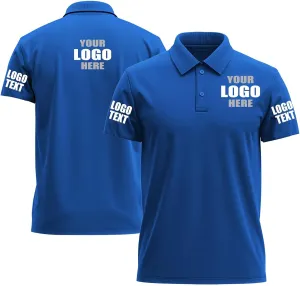 Custom Polo Shirts Desgin Your Own Text/Logo/Photo Personalized Golf Work Polo Customized FrontBack Embroidered Print