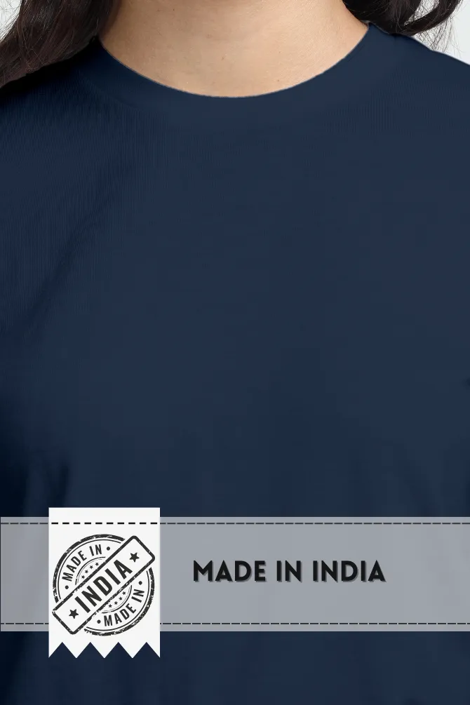 Navy Blue Supima Cotton T-shirt for women