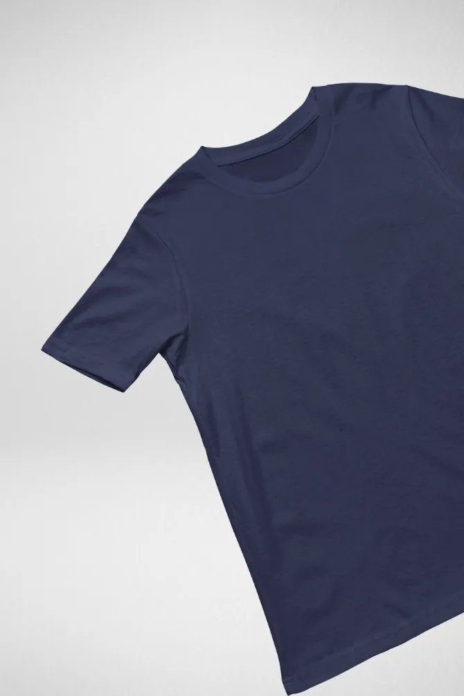 Navy Blue Supima Cotton T-shirt for women