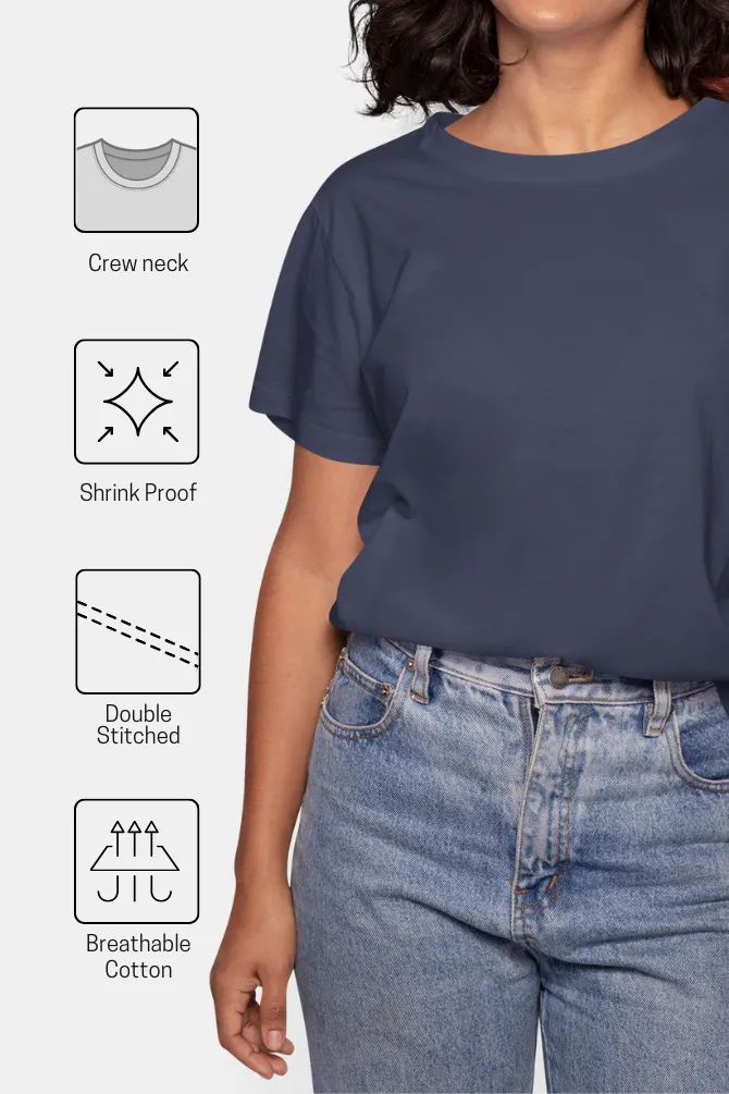 Navy Blue T-shirt for women