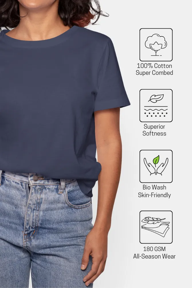 Navy Blue T-shirt for women