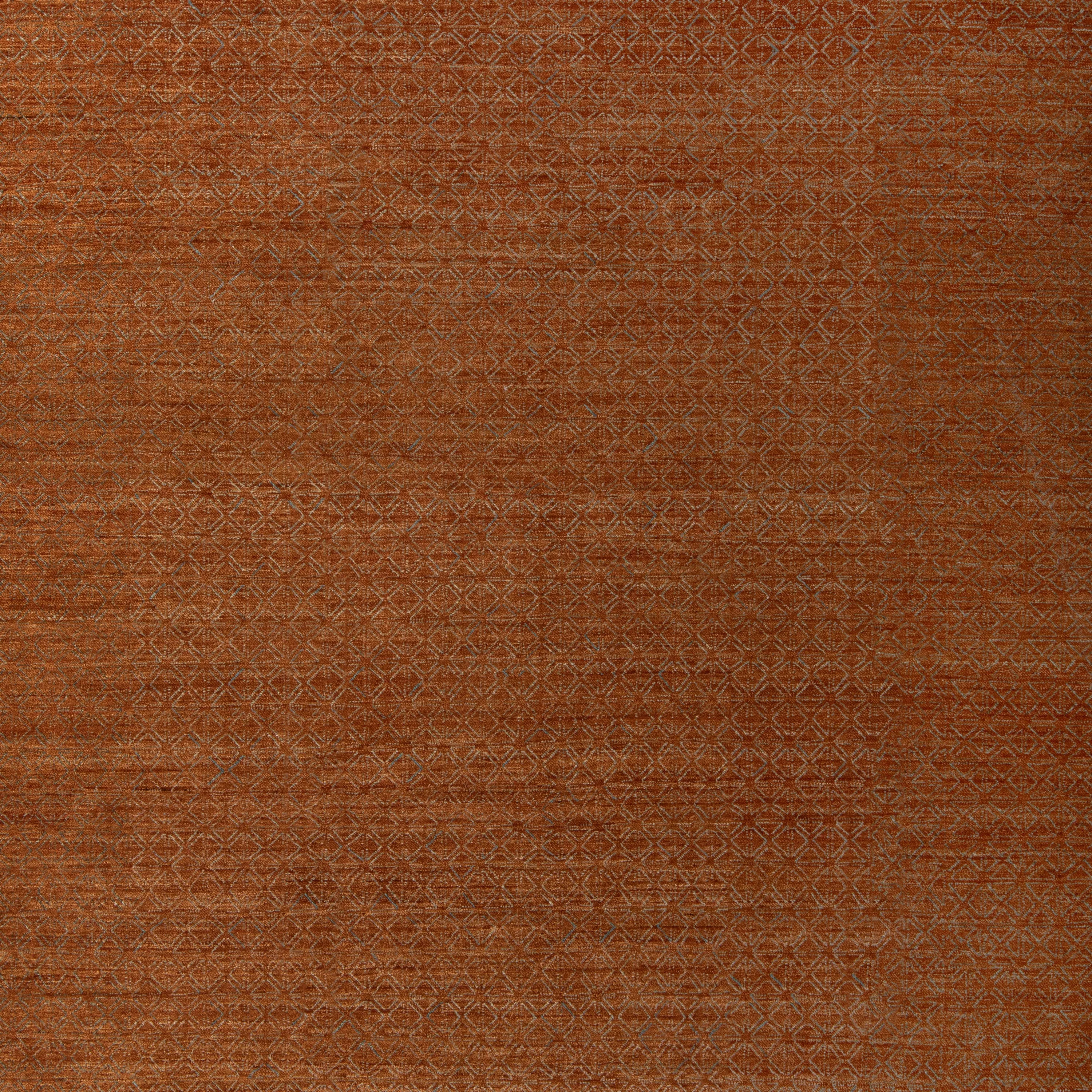 Orange Stelle Contemporary Wool Rug - 9'1" x 12'