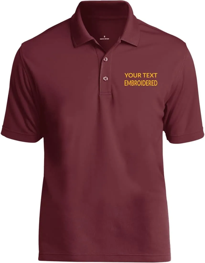 Personalized Golf Polo Shirt for Men. Best Golf Designs Collection for Polo T-Shirts & Your Custom Embroidered Name Team Club