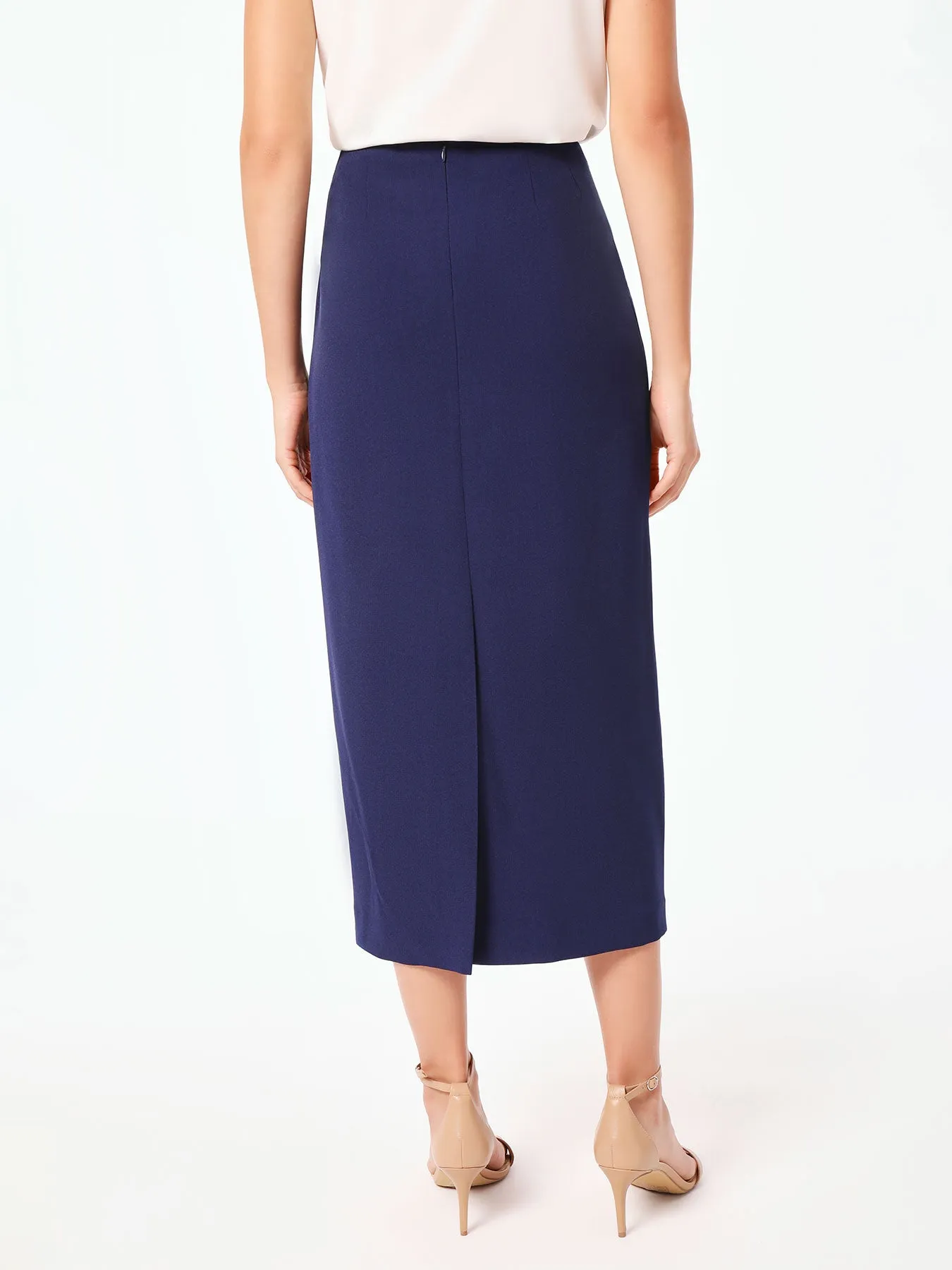 Plus York Skirt, Iconic Stretch Crepe