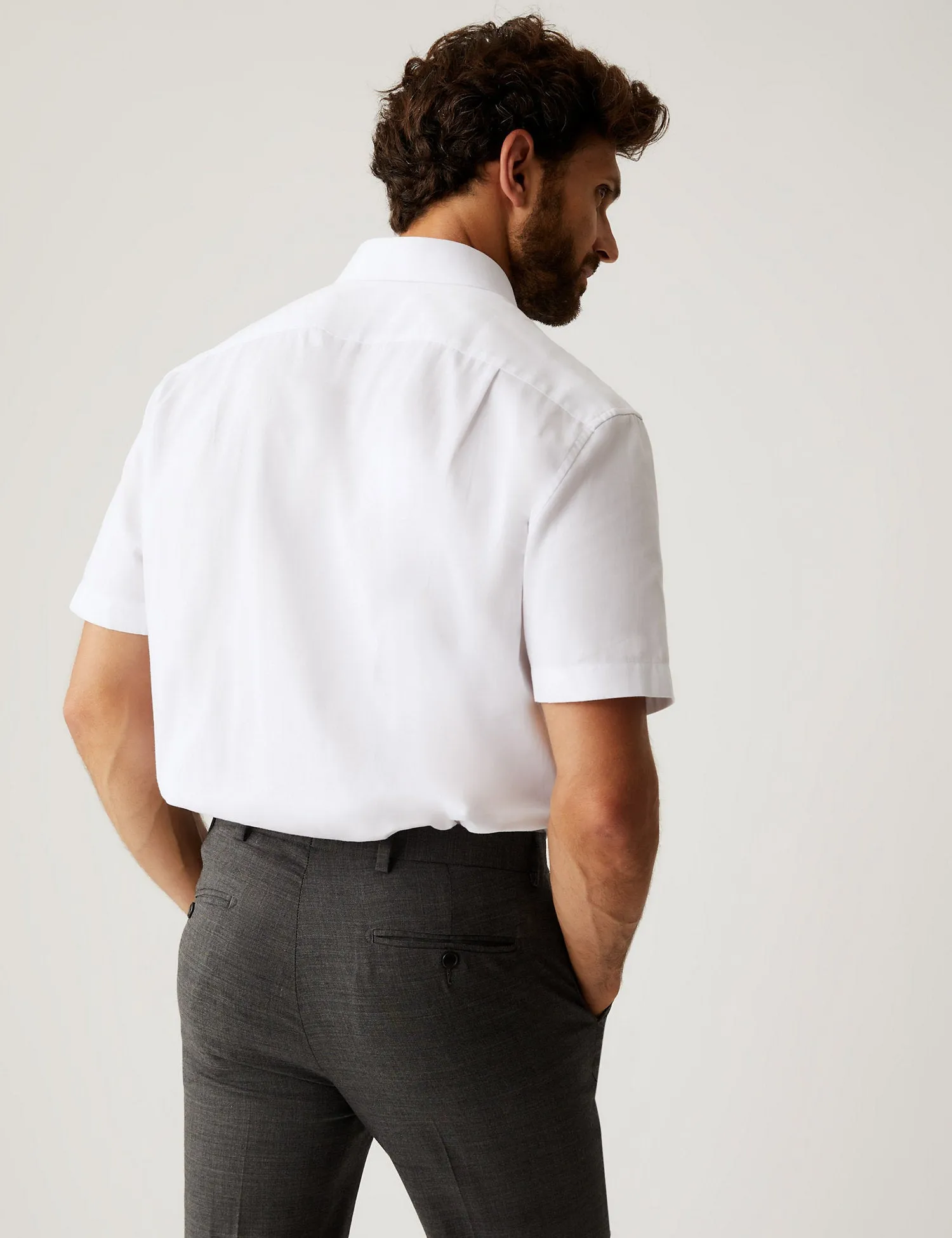 Regular Fit Easy Iron Pure Cotton Shirt