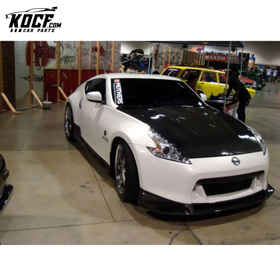 Seibon NS-STYLE CARBON FIBER SIDE SKIRTS FOR 2009-2020 NISSAN 370Z
