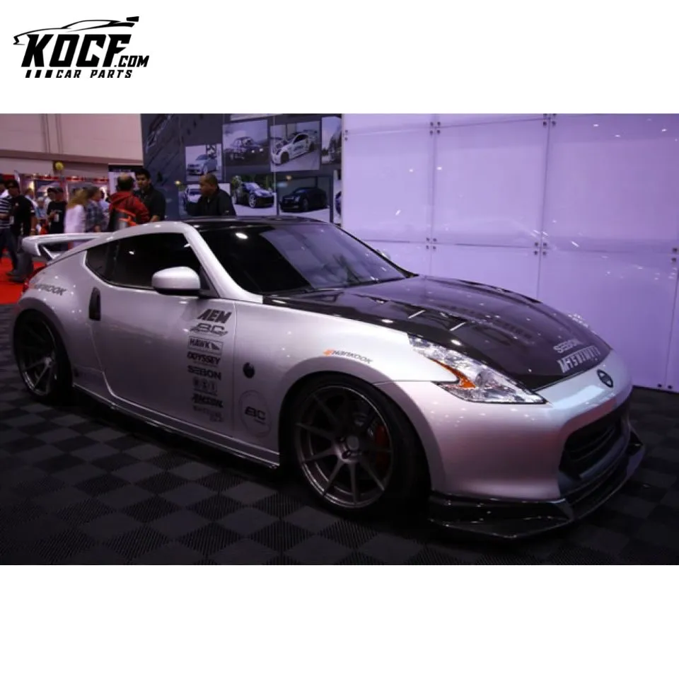 Seibon NS-STYLE CARBON FIBER SIDE SKIRTS FOR 2009-2020 NISSAN 370Z