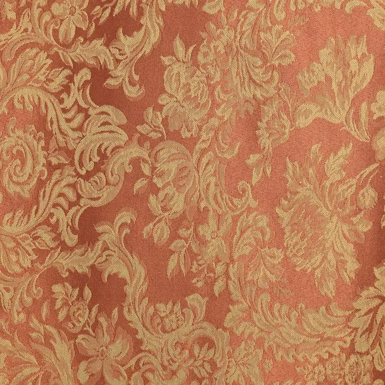 Sienna 90" Round Miranda Damask Tablecloth