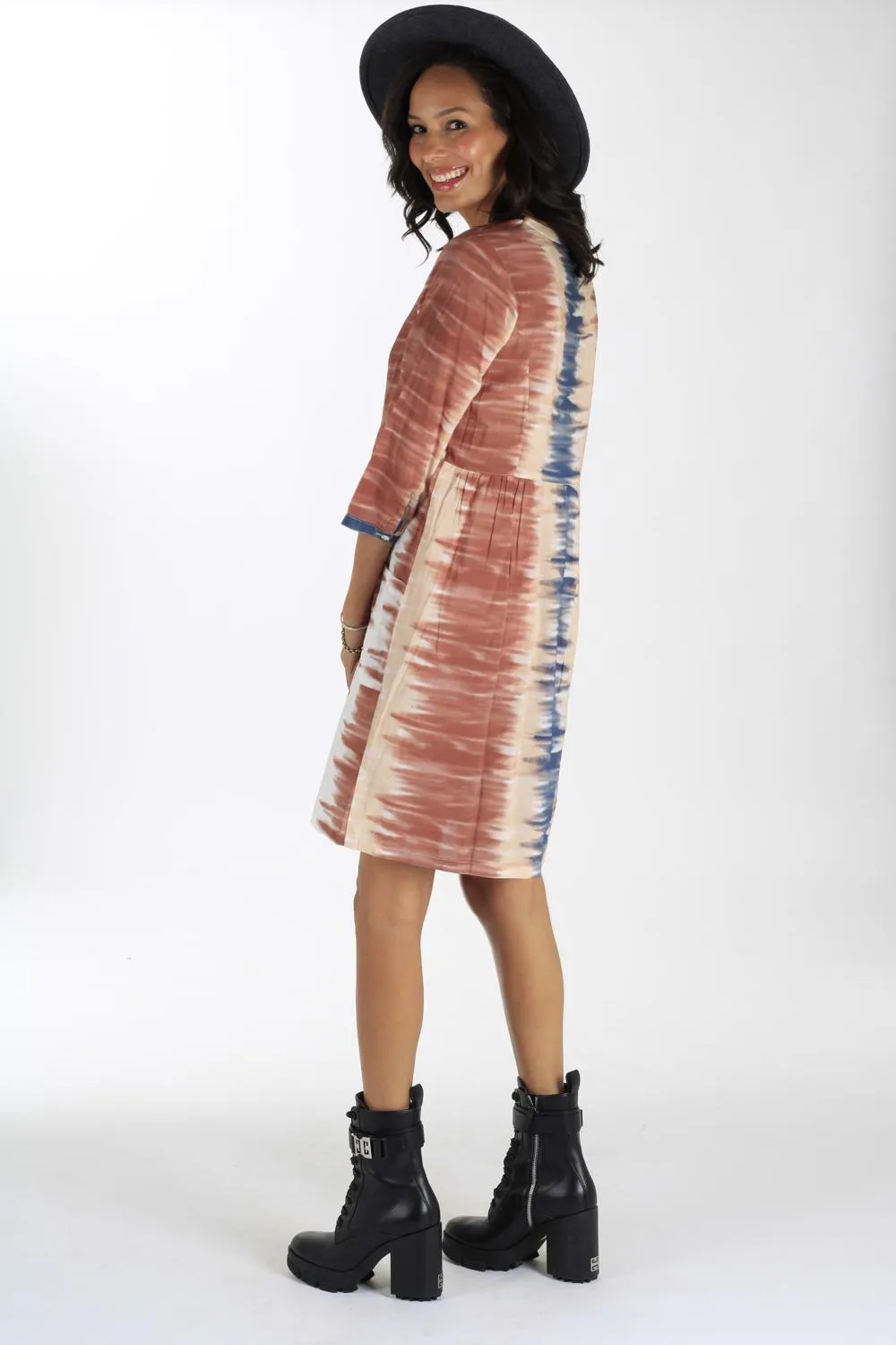 SLAY ON DRESS IN FOREST BROWN