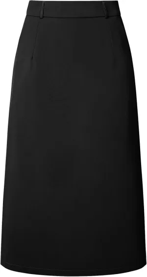 Women's Pencil Skirt High Waist Split Back Work Midi Skirts