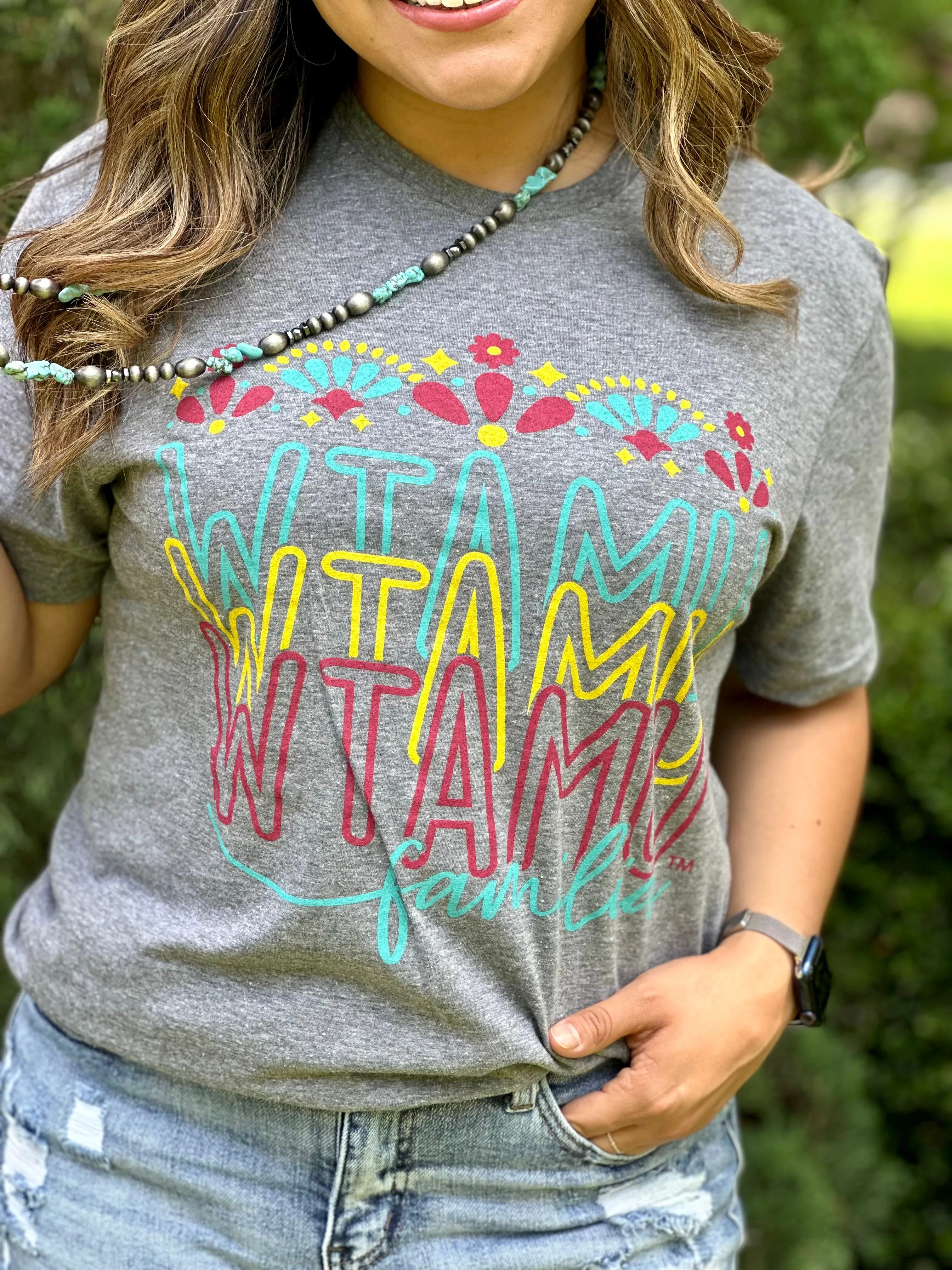 WTAMU Familia Script Tee